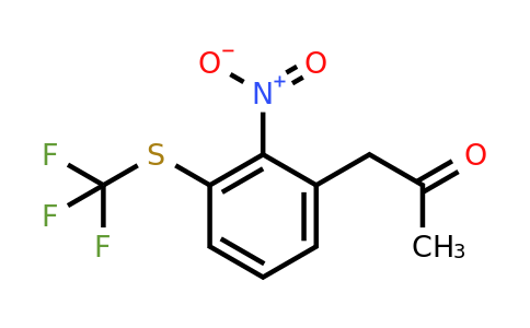 1804137-95-8 | 1-(2-Nitro-3-(trifluoromethylthio)phenyl)propan-2-one