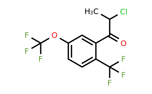 1804140-40-6 | 2-Chloro-1-(5-(trifluoromethoxy)-2-(trifluoromethyl)phenyl)propan-1-one