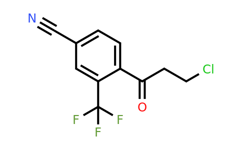 1804140-94-0 | 4-(3-Chloropropanoyl)-3-(trifluoromethyl)benzonitrile