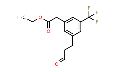 1804141-41-0 | Ethyl 3-(3-oxopropyl)-5-(trifluoromethyl)phenylacetate