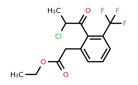 1804141-55-6 | Ethyl 2-(2-chloropropanoyl)-3-(trifluoromethyl)phenylacetate