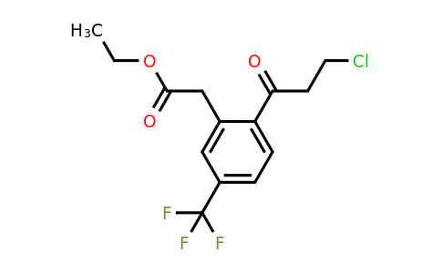 1804141-61-4 | Ethyl 2-(3-chloropropanoyl)-5-(trifluoromethyl)phenylacetate