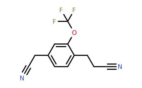 1804141-65-8 | 4-(2-Cyanoethyl)-3-(trifluoromethoxy)phenylacetonitrile