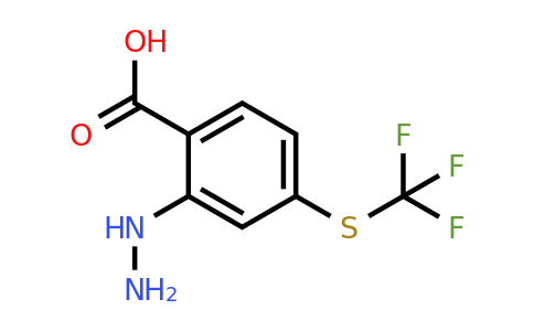 1804141-73-8 | 2-Hydrazinyl-4-(trifluoromethylthio)benzoic acid