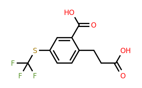 1804141-84-1 | 2-(2-Carboxyethyl)-5-(trifluoromethylthio)benzoic acid