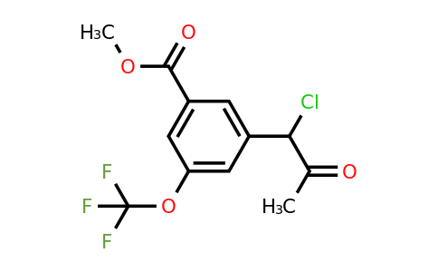 1804141-91-0 | Methyl 3-(1-chloro-2-oxopropyl)-5-(trifluoromethoxy)benzoate