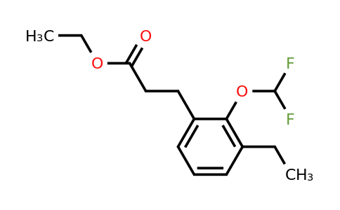 1804141-94-3 | Ethyl 2-(difluoromethoxy)-3-ethylphenylpropanoate