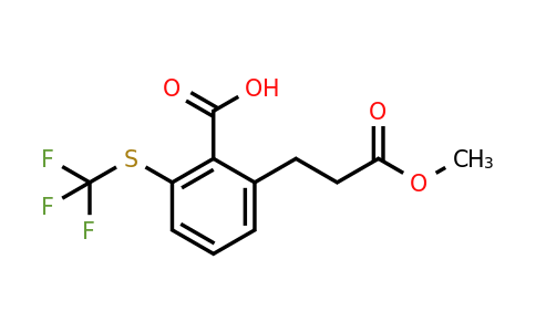 1804142-04-8 | 2-(3-Methoxy-3-oxopropyl)-6-(trifluoromethylthio)benzoic acid