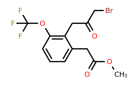 1804142-59-3 | Methyl 2-(3-bromo-2-oxopropyl)-3-(trifluoromethoxy)phenylacetate
