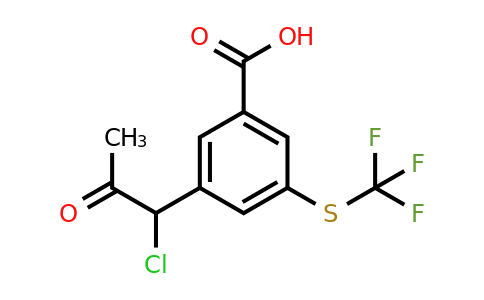 1804142-61-7 | 3-(1-Chloro-2-oxopropyl)-5-(trifluoromethylthio)benzoic acid