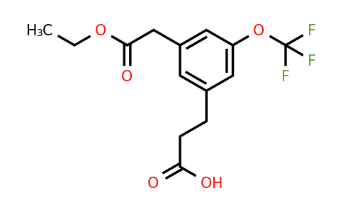 1804142-93-5 | Ethyl 3-(2-carboxyethyl)-5-(trifluoromethoxy)phenylacetate