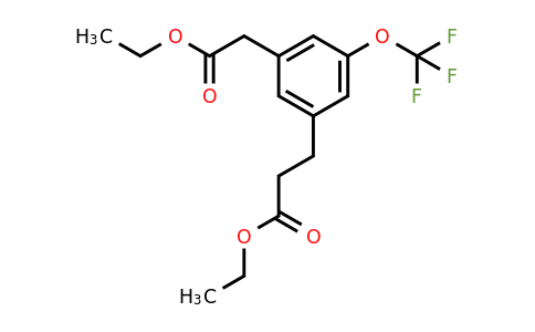 1804143-08-5 | Ethyl 3-(3-ethoxy-3-oxopropyl)-5-(trifluoromethoxy)phenylacetate