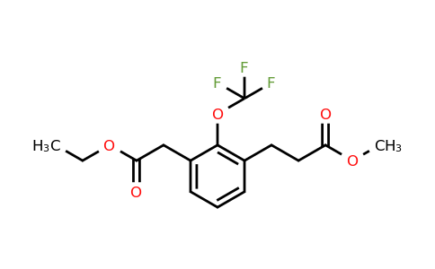 1804143-20-1 | Ethyl 3-(3-methoxy-3-oxopropyl)-2-(trifluoromethoxy)phenylacetate