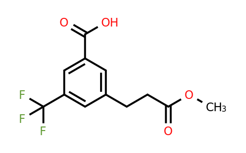 1804143-41-6 | 3-(3-Methoxy-3-oxopropyl)-5-(trifluoromethyl)benzoic acid