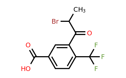 1804143-45-0 | 3-(2-Bromopropanoyl)-4-(trifluoromethyl)benzoic acid