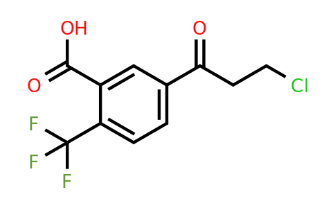 1804143-77-8 | 5-(3-Chloropropanoyl)-2-(trifluoromethyl)benzoic acid