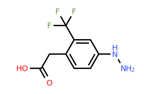1804144-11-3 | 4-Hydrazinyl-2-(trifluoromethyl)phenylacetic acid