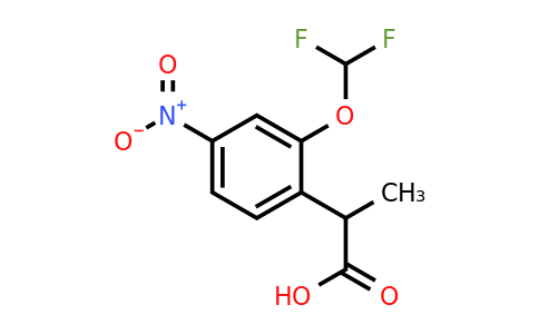 1804144-22-6 | 2-(Difluoromethoxy)-4-nitrophenylpropanoic acid