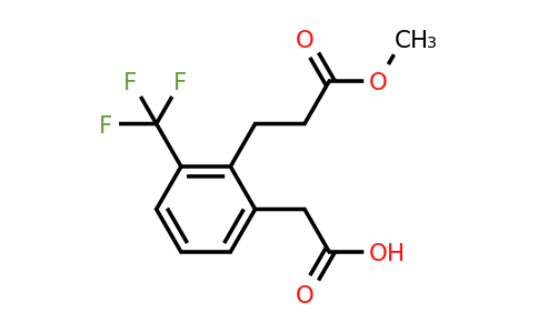 1804144-23-7 | 2-(3-Methoxy-3-oxopropyl)-3-(trifluoromethyl)phenylacetic acid