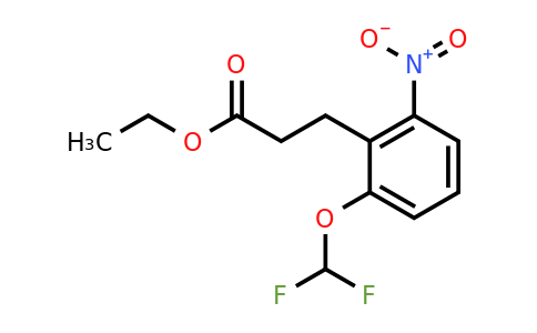1804144-28-2 | Ethyl 2-(difluoromethoxy)-6-nitrophenylpropanoate