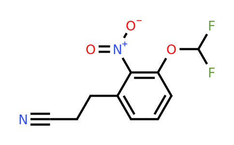 1804144-41-9 | 3-(Difluoromethoxy)-2-nitrophenylpropanenitrile