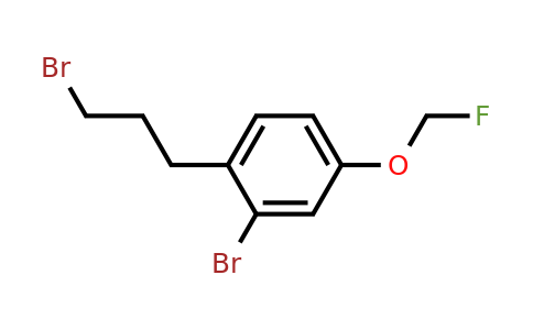 1804144-46-4 | 1-Bromo-2-(3-bromopropyl)-5-(fluoromethoxy)benzene