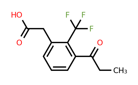 1804144-59-9 | 3-Propionyl-2-(trifluoromethyl)phenylacetic acid