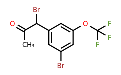 1804145-05-8 | 1-Bromo-1-(3-bromo-5-(trifluoromethoxy)phenyl)propan-2-one