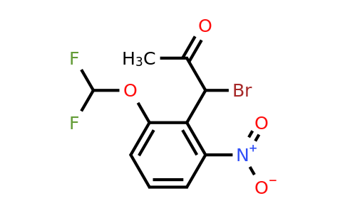 1804145-11-6 | 1-Bromo-1-(2-(difluoromethoxy)-6-nitrophenyl)propan-2-one