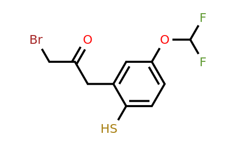 1804145-16-1 | 1-Bromo-3-(5-(difluoromethoxy)-2-mercaptophenyl)propan-2-one