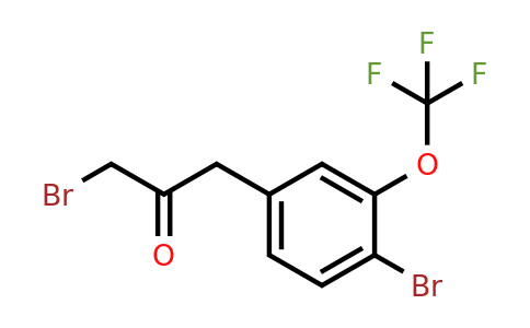 1804145-17-2 | 1-Bromo-3-(4-bromo-3-(trifluoromethoxy)phenyl)propan-2-one