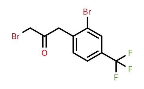 1804145-50-3 | 1-Bromo-3-(2-bromo-4-(trifluoromethyl)phenyl)propan-2-one