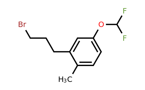 1804145-73-0 | 2-(3-Bromopropyl)-4-(difluoromethoxy)toluene
