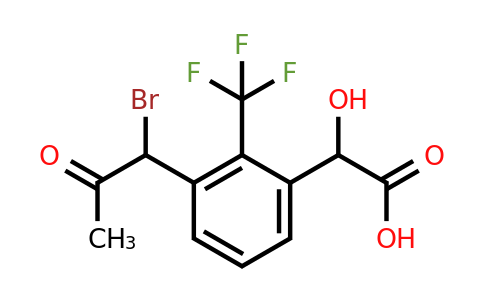 1804146-13-1 | 3-(1-Bromo-2-oxopropyl)-2-(trifluoromethyl)mandelic acid