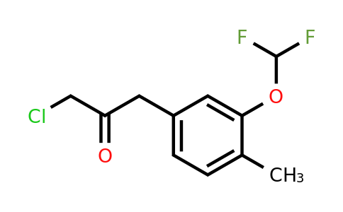 1804146-14-2 | 1-Chloro-3-(3-(difluoromethoxy)-4-methylphenyl)propan-2-one