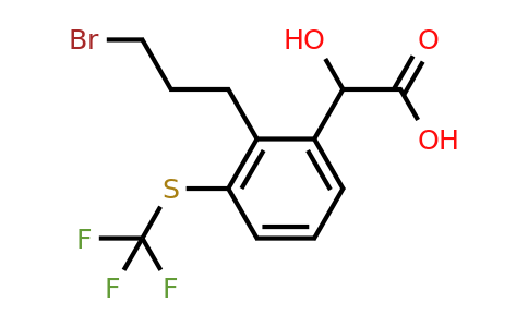 1804146-40-4 | 2-(3-Bromopropyl)-3-(trifluoromethylthio)mandelic acid
