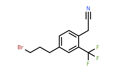 1804146-51-7 | 4-(3-Bromopropyl)-2-(trifluoromethyl)phenylacetonitrile