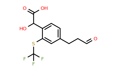 1804146-57-3 | 4-(3-Oxopropyl)-2-(trifluoromethylthio)mandelic acid