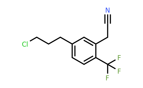 1804146-61-9 | 5-(3-Chloropropyl)-2-(trifluoromethyl)phenylacetonitrile