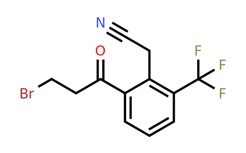 1804146-74-4 | 2-(3-Bromopropanoyl)-6-(trifluoromethyl)phenylacetonitrile