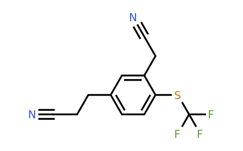 1804147-28-1 | 5-(2-Cyanoethyl)-2-(trifluoromethylthio)phenylacetonitrile