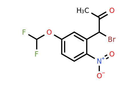 1804147-29-2 | 1-Bromo-1-(5-(difluoromethoxy)-2-nitrophenyl)propan-2-one