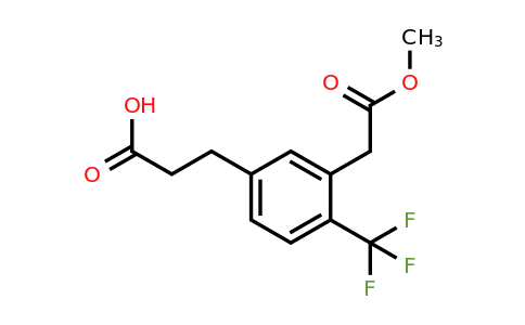 1804147-32-7 | Methyl 5-(2-carboxyethyl)-2-(trifluoromethyl)phenylacetate