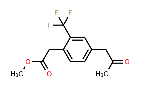 1804147-50-9 | Methyl 4-(2-oxopropyl)-2-(trifluoromethyl)phenylacetate