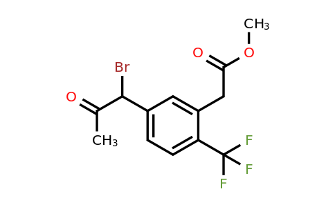 1804147-59-8 | Methyl 5-(1-bromo-2-oxopropyl)-2-(trifluoromethyl)phenylacetate
