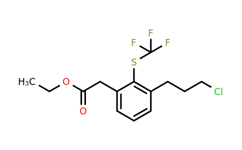 1804148-14-8 | Ethyl 3-(3-chloropropyl)-2-(trifluoromethylthio)phenylacetate