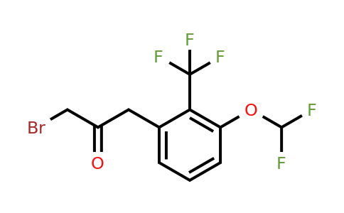 1804148-40-0 | 1-Bromo-3-(3-(difluoromethoxy)-2-(trifluoromethyl)phenyl)propan-2-one