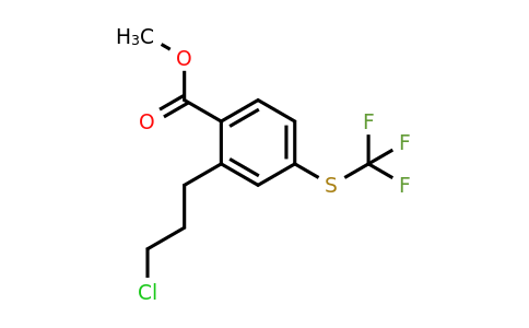 1804148-41-1 | Methyl 2-(3-chloropropyl)-4-(trifluoromethylthio)benzoate