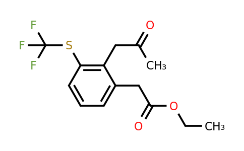 1804148-66-0 | Ethyl 2-(2-oxopropyl)-3-(trifluoromethylthio)phenylacetate
