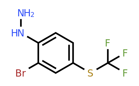 1804149-14-1 | 1-(2-Bromo-4-(trifluoromethylthio)phenyl)hydrazine